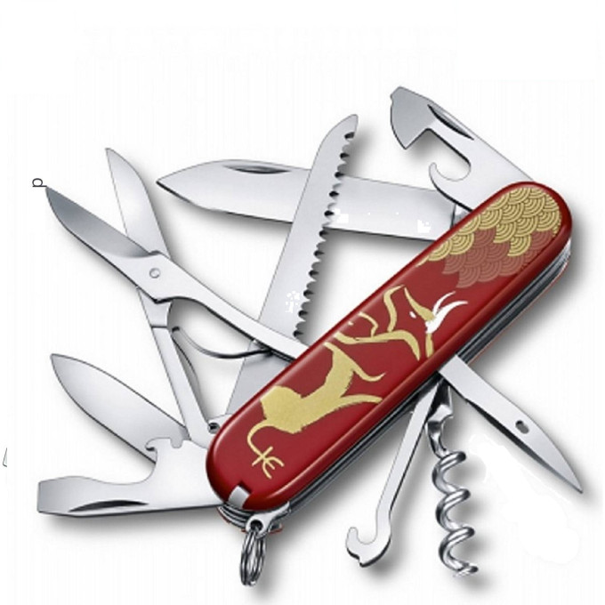 Нож Victorinox Huntsman «Год Быка» 2021 (1.3714.E10)